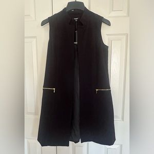 Premise Studio brand Black Long Vest Size 4